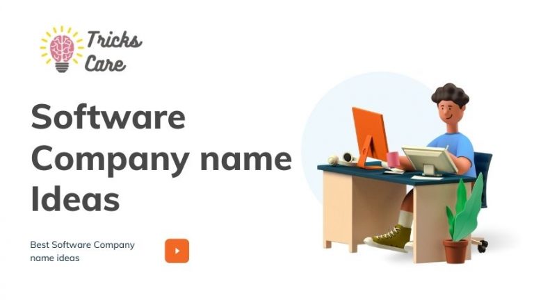 Innovative software company name ideas