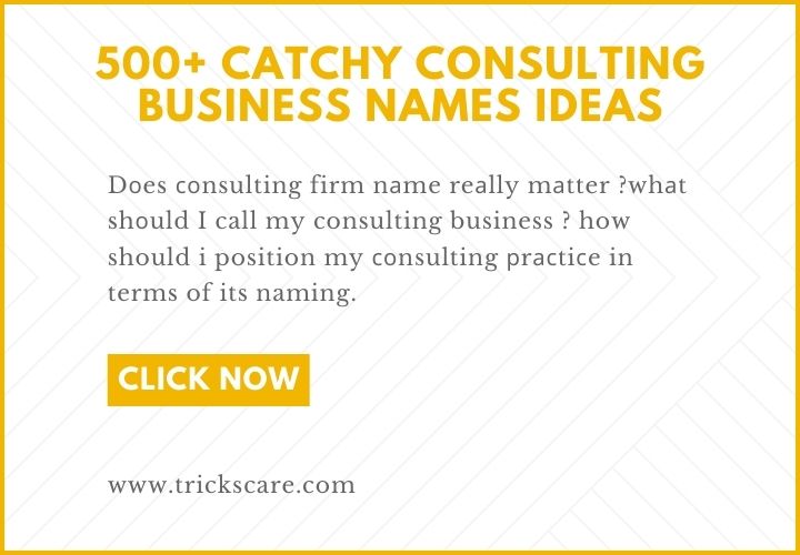 Consulting company Names in USA