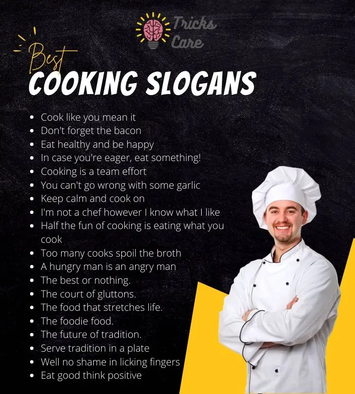Best cooking slogans in english